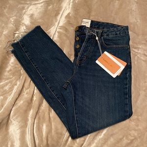 Sezane size 27 blue denim